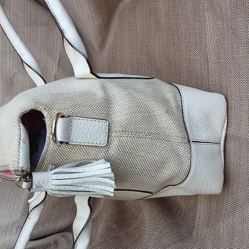Kate Spade Cream and Pink Satchel - Picture 9 of 17